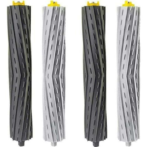 Paquete de 4 cepillos de rodillo de repuesto para aspiradoras Roomba series 800, 900, 850, 860, 861, 866, 870, 880, 890, 900, 960, 980, 981, 985. (1/5)