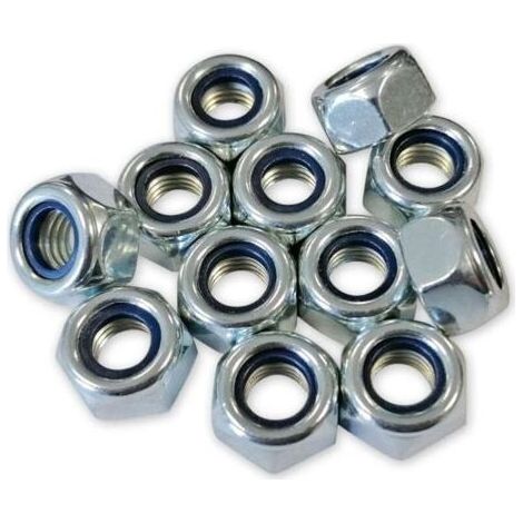 Ecrous freins (nylstop) din 985 - dtail : 08 x 125 (50) (1/2)