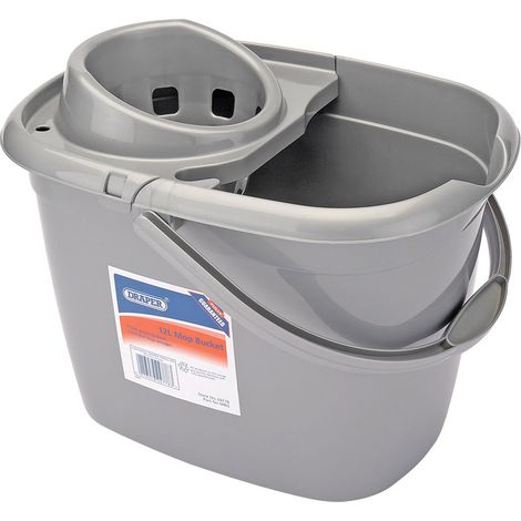 Draper 24778 12-Liter Plastic Mop Bucket with Handle (1/5)