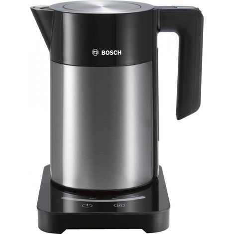 Bosch TWK7203 Hervidor eléctrico inalámbrico acero inoxidable negro (1/5)