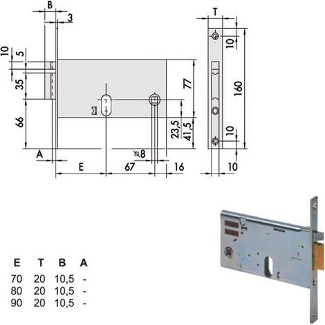 Electrocerrojo Inf. Fasce All 14451-90-0 Cisa