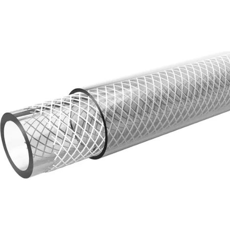 Tubo PVC alimentare FITT Refittex Cristallo rinforzato poliestere - 50 mt - 19x26 mm