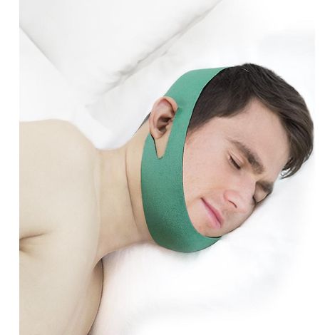 unisexe Sangle Anti-ronflement Rglable Ceinture Anti-ronflement Sleeping Stop Strap Anti-ronflement Mentonnire Solution Ronflement Aide Au Sommeil (1/5)