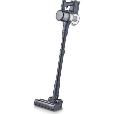 Severin HV 7179 aspiradora de pie y escoba eléctrica Batería Secar Sin bolsa 0,5 L 400 W Azul, Metálico 2,2 Ah
