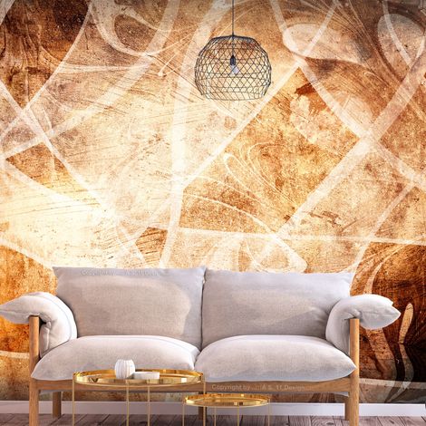 Fotomurale adesivo - Brown Texture - 245x175 (1/4)