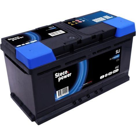 Batterie 12V 92Ah 800A 353x175x190 mm stecopower - 482