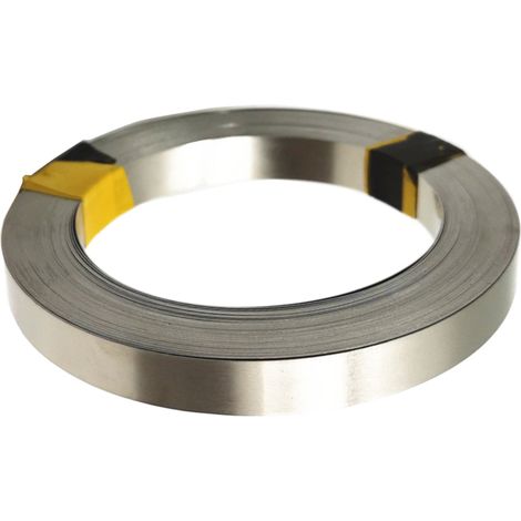 Vernickeltes Stahlband für 18650 Li-Ionen-Batterie (10 m), vernickeltes Stahlbandverbinder, Punktschweißgeräte (0,1 x 7 mm)