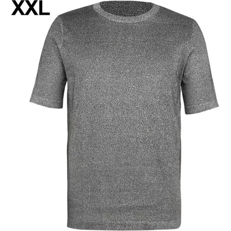 T-shirt de protection niveau 5, coupe résistant aux lames, anti-coupure, manches courtes, col rond, sécurité, taille XXL (1/5)