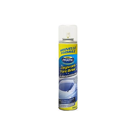 Enteisungsspray für die Windschutzscheibe in 600 ml. Methanol-freie Formulierung.