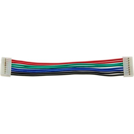 Câble 8 broches ruban LED rigide RGB (réf. B1428RGB)