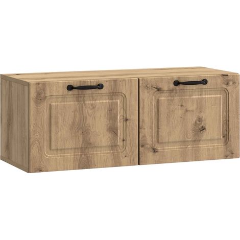vidaXL Mobile Porta TV da Muro Rovere Artigianale 78,5 x 31 x 30