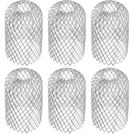 Filtres De Gouttière En AluminiumCrapaudine De Gouttière En Aluminium 8×15cm Antirouille Protection Gouttiere Feuilles Pour Maison Avant-toit Fossé Égout (6 pièces) (1/5)