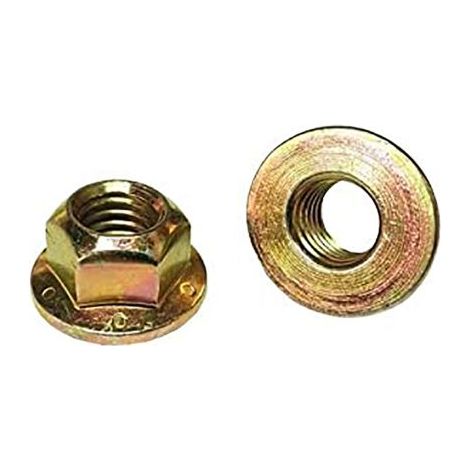 Écrou à embase, Filetage 3/8-16 RS PRO, en Acier ( Prix pour Paquet de 100 )