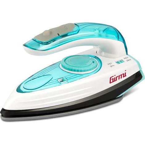 Ferro da Stiro a Vapore Viaggio con Piastra in Ceramica 750 - 1200 Watt Girmi