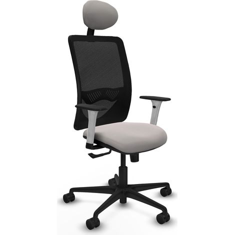 Silla de oficina piqueras y crespo Zulema blanco espuma alta densidad (1/2)