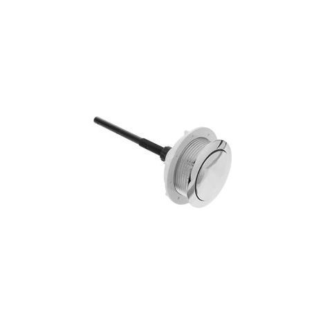 Bouton Poussoir Universel Pour Toilettes, Bouton Chasse D'Eau Rond En Abs, Installation Facile Pour RéParation De Toilettes, Adapté Pour Maison, HôTel, Bar, Club (1/4)