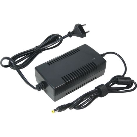 Trade-Shop Netzteil Ladegerät Ladekabel 3A für 36V Akkus mit 5,5mm x 2,5mm Rundstecker für E-Bike Elektrofahrrad Pedelec Elektro Fahrrad Akkus zum Aufladen