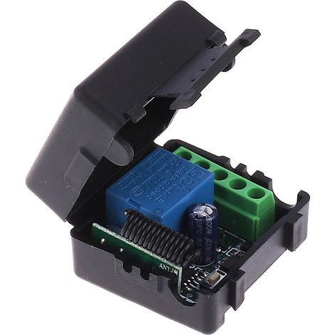 Module récepteur de télécommande sans fil RF à 1 canal avec relais, à monter soi-même, 433 MHz - FFY (1/4)