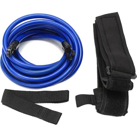 Ceinture d'entraînement de natation, confort ajustable, entraînement de résistance efficace, Bleu 3M (1/2)