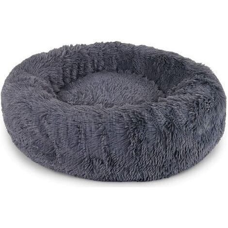 Couchage Panier Pour Chats Chien --Taille 60 CM-- Gris Foncé (1/4)