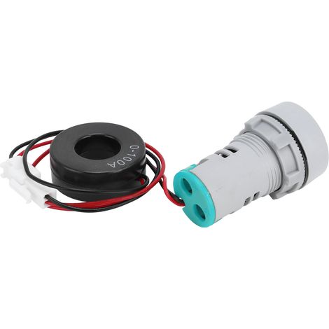 Voyant de Courant numérique, indicateur de Courant 220V AC 2075Hz AD16-22DSA Mini pour l'industrie pour Voyant Lumineux(Vert) (1/5)