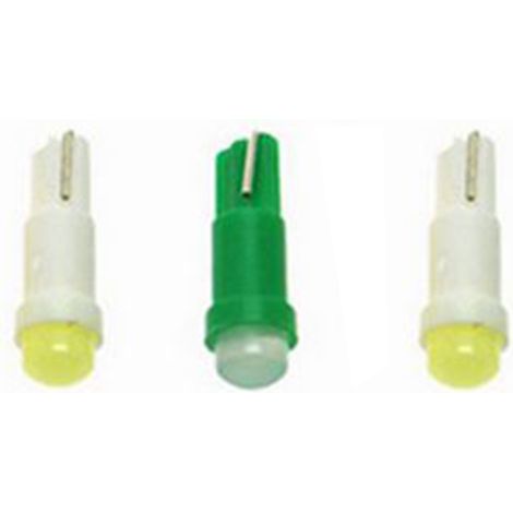 3pz lampade lampadine canbus luce fredda verde 1 led cruscotto attacco T10 (1/4)