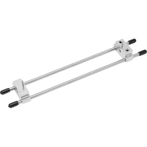 Moule de positionnement pour machine à rainurer, outil de positionnement pour l'ouverture des trous de serrure de porte, en alliage d'aluminium et pour cadre de porte en bois. (1/5)