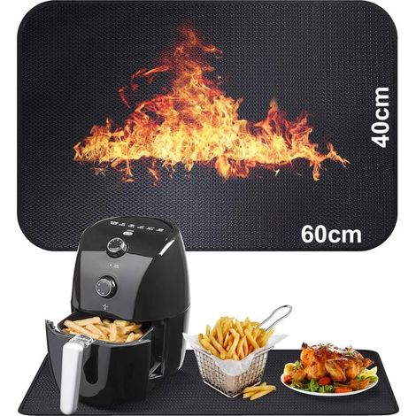 Tappetino ignifugo e resistente al calore per la protezione degli elettrodomestici da cucina. (1/5)