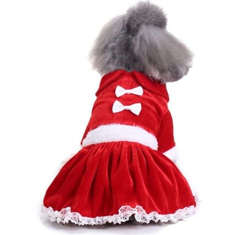 Vêtements de Noël pour animaux de compagnie Vêtements d'Halloween Vêtements pour chiens drôles Robes de Noël
