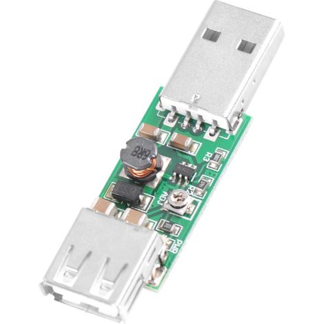 Module convertisseur élévateur de tension CC-CC USB vers USB 5V vers 6-15V à sortie réglable (1/5)
