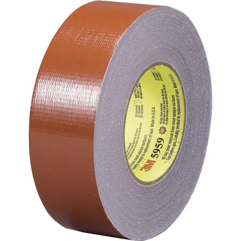 Cinta adhesiva de tela 3m roja 41,1m x 48mm