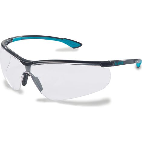 uvex sportstyle 9193376 Schutzbrille Schwarz, Grün