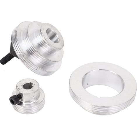 Poulie à roulement courroie alliage aluminium tour mini MX-210 WM-210 8x16 220x400 220x600 220x750 avec poulie transitoire moteur (1/5)