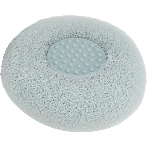 Boule de nettoyage pour le bain, exfoliante et nettoyante en profondeur, avec ventouse, pour le massage du corps et la douche des adultes. (1/5)