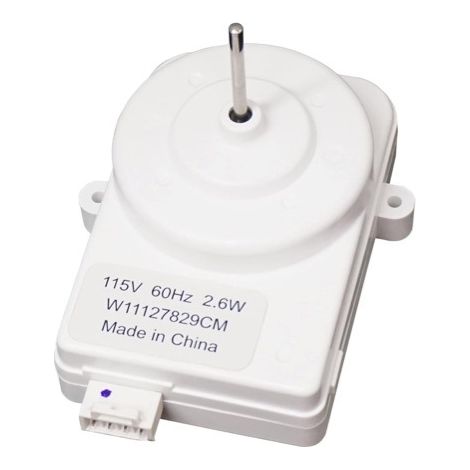 The W11127829 is suitable for the Whirlpool AP6261414 refrigerator condenser motor, blower fan. (1/4)