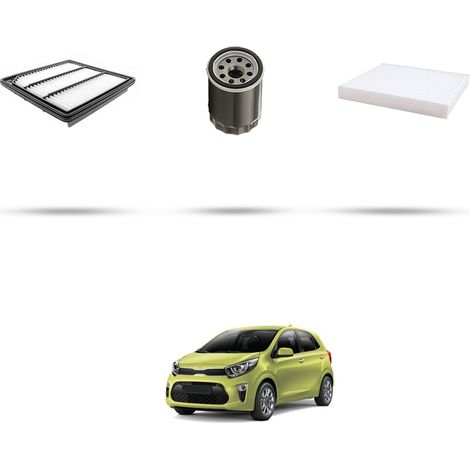 Kit tagliando 3 filtri compatibile con Kia Picanto III (JA) 1.0 49kw dal 2017 (1/4)