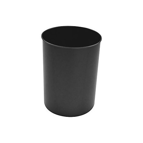 Papelera  acero  redonda  capacidad 30 l  H x Ø 470 x 335 mm