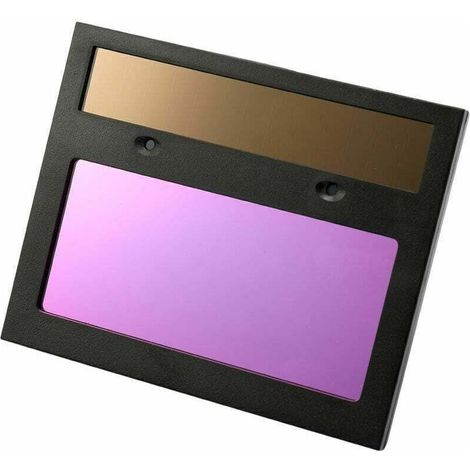 Schweißhelmlinse, Linsengruppe für Schweißmaskenlinsen mit automatischer Verdunkelung, betrieben durch eine Solar-Lithiumbatterie. (1/5)