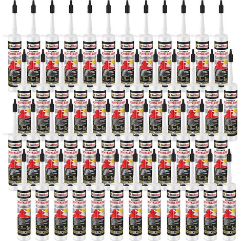 Bitumenkleber 48 x 310 ml Dichtstoff Dachdicht Bitumen Dichtmasse Schindelkleber (1/2)
