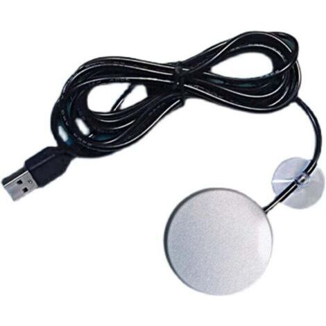 Mini riscaldatore USB per acquario, termostato automatico a temperatura costante, sommergibile, impermeabile e robusto, 5V, 10W... (Riscaldamento continuo)