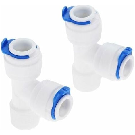 5 pièces raccord coudé pour filtre à eau, 1/4 pouce, en plastique POM, pour système d'osmose inverse (1/4)