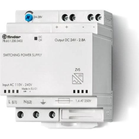 Fuente de alimentación conmutada finder 60w 88-265v - 786012302402