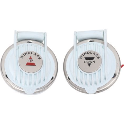 Aramox 1 Paire DC 12V/24V Interrupteur à Pied de Guindeau Haut et Bas avec Vis Universel pour Ancre de Bateau Marin. (1/5)