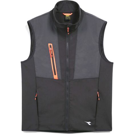 Gilet da lavoro Diadora Utility Vest Softshell Hybrid  Colore o Finitura: Nero - Taglia: XXXXL (1/4)