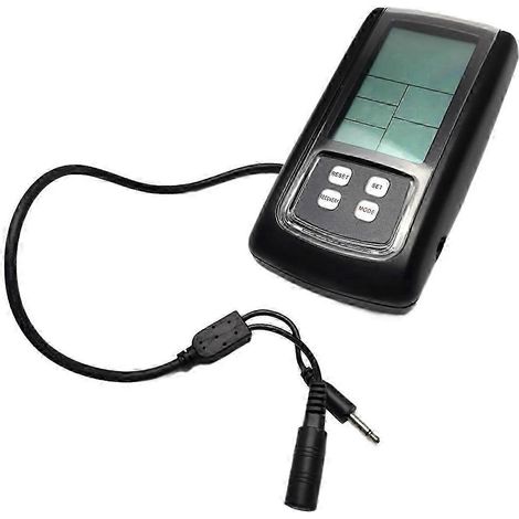 Moniteur de vitesse pour vélo d'appartement : universel et professionnel pour le cyclisme en salle, avec fonction de fréquence cardiaque et de chronométrage. Suivi d'activité physique. (1/5)