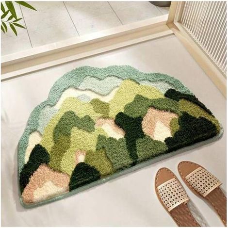 Tapis de salle de bain pour le sol, décoration d'automne, accessoires de salle de bain, rentrée scolaire (1/4)