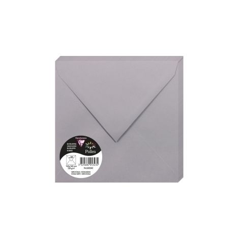 SOBRE CLAIREFONTAINE 165x165 GRIS P/20