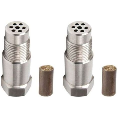 Compatible avec les capteurs d'oxygène BARKBUSTERS (lot de 2), adaptateur d'extincteur avec témoin lumineux de défaut de capteur d'oxygène automobile M18X1.5 (1/4)