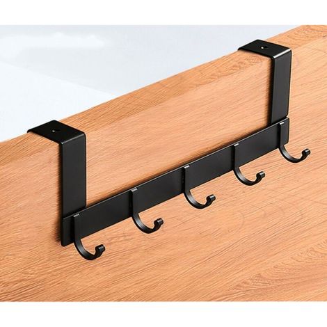 Türhänger-Garderobe mit 5 Haken, ideal zum Aufhängen über der Tür fürs Schlafzimmer