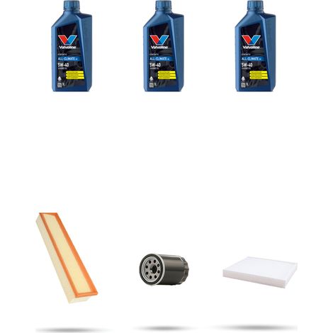 Kit tagliando 3 FILTRI e 3L OLIO compatibile con Fiat Grande Punto 1.2 8v 49kw dal 2005 (1/5)